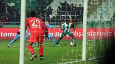 Atiker Konyaspor - Trabzonspor maçından kareler