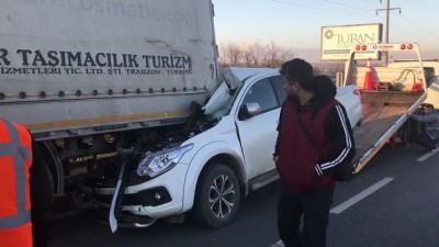 Ergene'de trafik kazası: 1 yaralı - TEKİRDAĞ