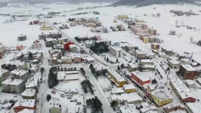 hafta sonu - Kar manzaraları drone ile görüntülendi - KARABÜK Videosu