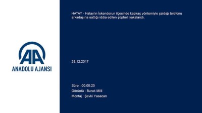 Çaldığı telefonu arkadaşına sattığı iddiası - HATAY 