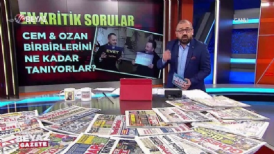 cem yilmaz - Cem Yılmaz ile Ozan Güven'e kritik sorular  Videosu