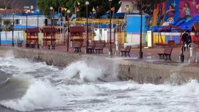 Edremit Körfezi'nde lodos etkili oluyor - BALIKESİR