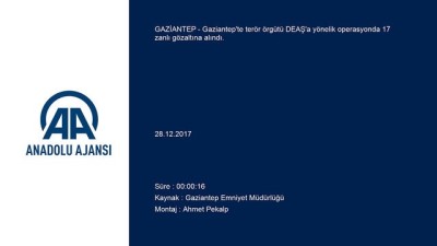 Terör operasyonu - GAZİANTEP 