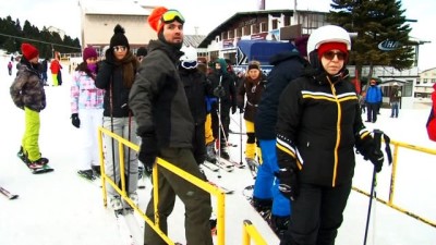 kayak tutkunlari -  Uludağ'da Rus bereketi... Uludağ'da yoğunluk havadan görüntülendi Videosu
