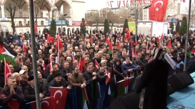  Sultangazi, Kudüs’e destek için toplandı