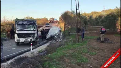 Hatay'da minibüsle kamyon çarpıştı Videosu