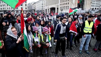 Belçika'da Kudüs protestosu - BRÜKSEL