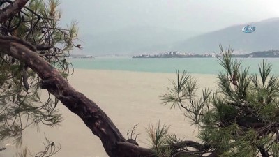 yagmur suyu -  Fethiye'de yağmur suyu denizin rengini değiştirdi  Videosu