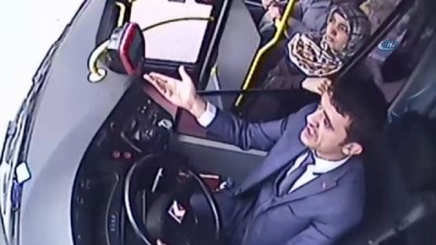 sehir ici -  Kahraman şoför, otobüste fenalaşan kadını hastaneye böyle yetiştirdi  Videosu