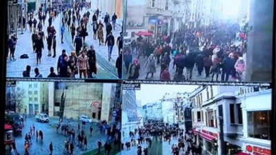  Taksim’de KGYS aracı kuş uçurtmuyor 