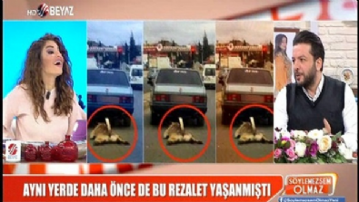 Köpeği arabaya bağlayıp çekerek işkence etti 