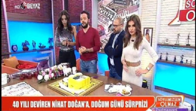 omur varol - 40 yılı deviren Nihat Doğan'a canlı yayında doğum günü sürprizi  Videosu