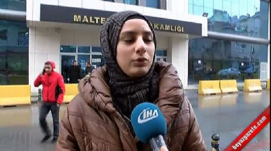 Başörtülü genç kıza minibüste çirkin saldırı