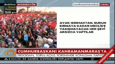 Cumhurbaşkanı Erdoğan Kahramanmaraş'ta konuştu 