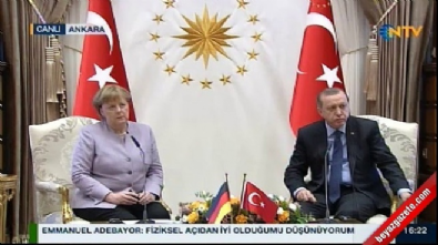 cumhurbaskani - Cumhurbaşkanı Erdoğan ve Merkel ortak basın toplantısında konuştu Videosu