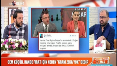 hande firat - Cem Küçük, Hande Fırat için neden 'Gram zeka yok' dedi?  Videosu