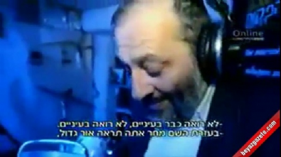 kamera arkasi - İsrailli bakan ağlamak için gözlerine soğan sürdü!  Videosu