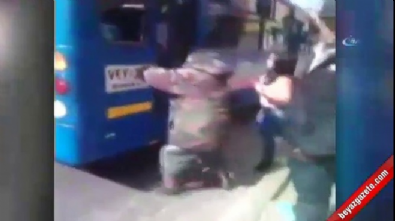 hirsiz - Hırsızı otobüsün kapısına sıkıştırdılar  Videosu