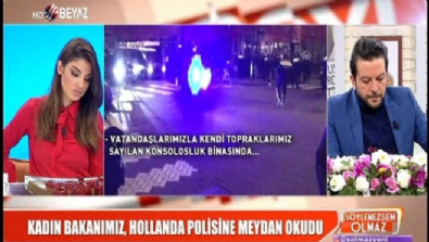 fatma betul sayan kaya - Kadın Bakanımız, Hollanda polisine meydan okudu  Videosu