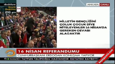 Erdoğan 'hayır'cı takımını özetledi 