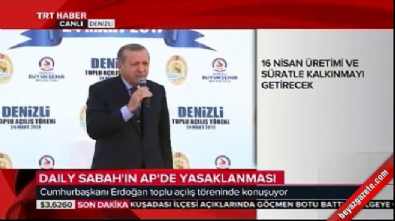 Cumhurbaşkanı Erdoğan: Siz Erdoğan'a diktatör dedikçe... 