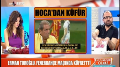 erman toroglu - Erman Toroğlu, Fenerbahçe maçında küfretti  Videosu