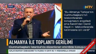 almanya - Cumhurbaşkanı Erdoğan'dan Almanya'ya sert sözler Videosu