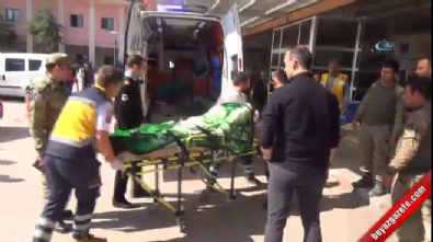 turk silahli kuvvetleri - PYD’nin havanlı saldırısında 4 asker yaralandı  Videosu