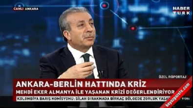 almanya - Mehdi Eker: Çavuşoğlu'nun konuşacağı salon iptal edildi  Videosu