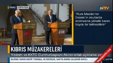 Başbakan Yıldırım KKTC'de konuştu