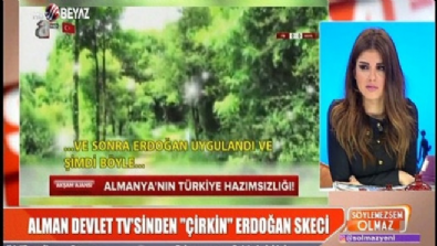 Alman devlet Tv’sinden “Çirkin” Erdoğan skeci 