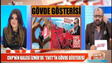 CHP'nin kalesi İzmir'de ''Evet'in gövde gösterisi 