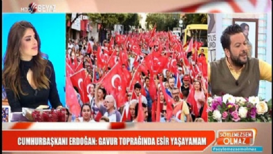 Erdoğan: Gavur toprağında esir hayatı yaşayamam 
