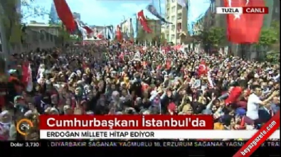 Cumhurbaşkanı Erdoğan Tuzla'da konuştu  Videosu
