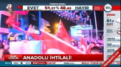 16 nisan halk oylamasi - Antalya'da referandum kutlamaları Videosu