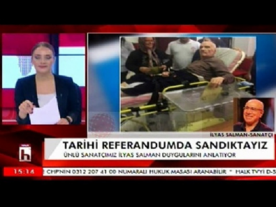 Halk TV'de İlyas Salman seçim yasağını ihlal etti! 