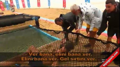 Survivor'da korku dolu anlar 