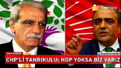 CHP'li Sezgin Tanrıkulu: HDP yoksa biz varız 