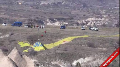 balon kazasi - Kapadokya'da balon kazası  Videosu