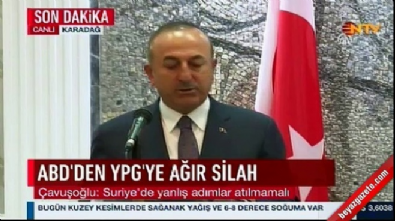 amerika birlesik devletleri - Çavuşoğlu: YPG'ye verilen her silah Türkiye için tehdittir  Videosu