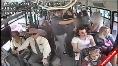 Belediye otobüsündeki cinsel taciz kamerada 
