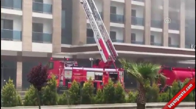 Ordu'da 5 yıldızlı otelde yangın  Videosu