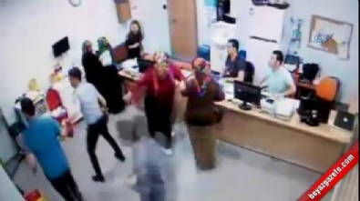 Arnavutköy Devlet Hastanesi'nde baltalı saldırı kamerada  Videosu