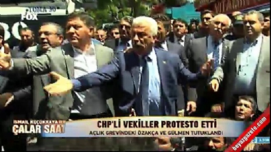 aclik grevi - Ankara'da CHP'li vekilden polise FETÖ suçlaması  Videosu