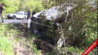 Bolu'da otobüs dere yatağına düştü: 7 yaralı  Videosu