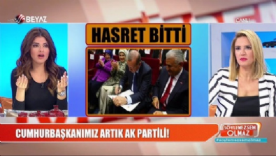 Cumhurbaşkanı Erdoğan, AK Parti'ye geri döndü 