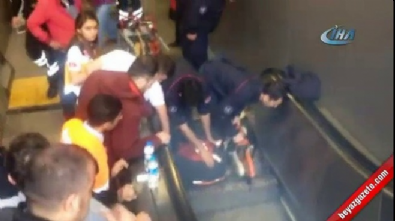 yuruyen merdiven - Metroda korkunç olay  Videosu