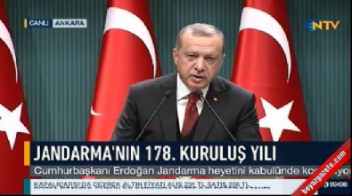 cumhurbaskani - Cumhurbaşkanı Erdoğan Jandarma heyetine hitap etti  Videosu