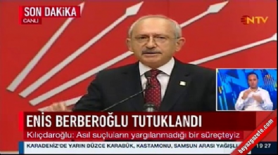 enis berberoglu - Kılıçdaroğlu: Bu kararı verenler bu kararın altında kalacak Videosu