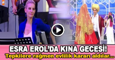 esra erol - Esra Erol'da - Emine ile Burak kına gecesinde gönüllerince eğlendi  Videosu